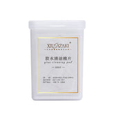 XIUSUZAKI 200 counts Eyelash Extension Glue Nozzle Wipes Paper Cotton Glue Bottle Mouth Cleaning Remover Paper Cleaner Pads